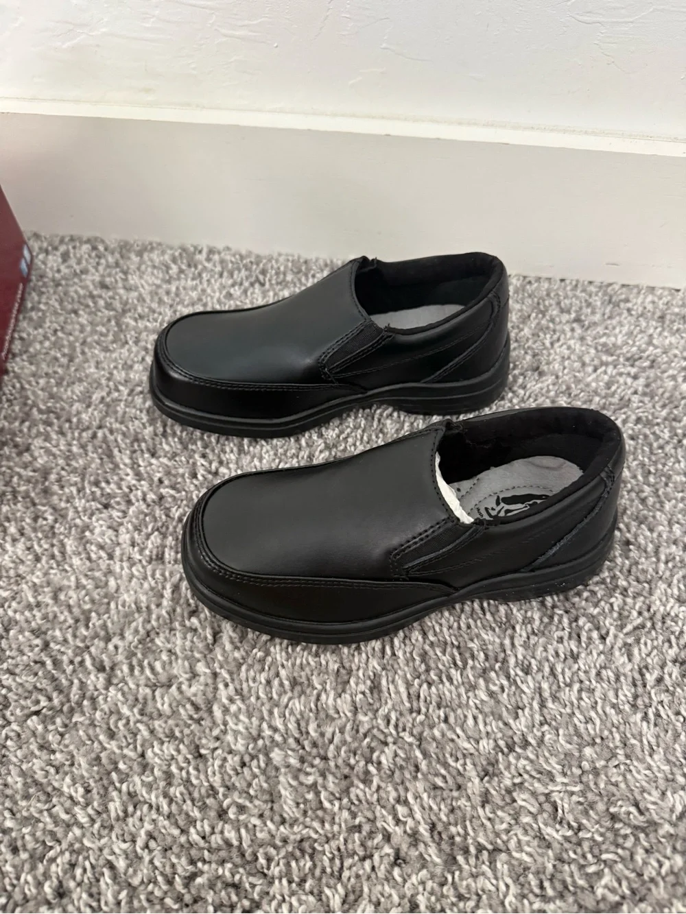 Black Slip-On Boy's Dress Shoes